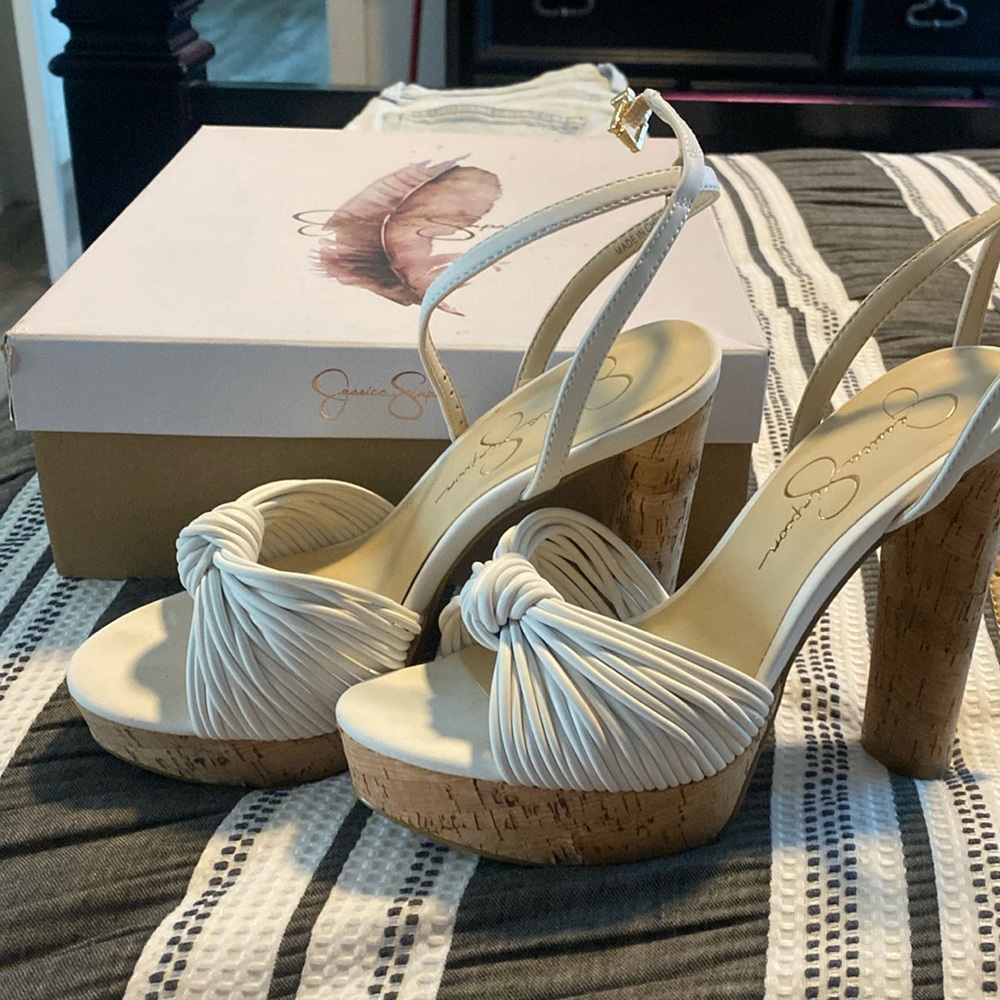 Cute strappy high heels